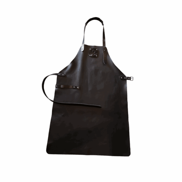 Tablier en cuir OFYR noir