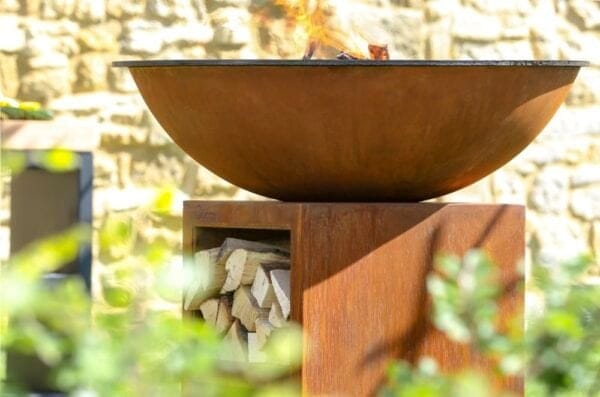 Brasero Quoco Piatto 84 Acier Corten – Image 4