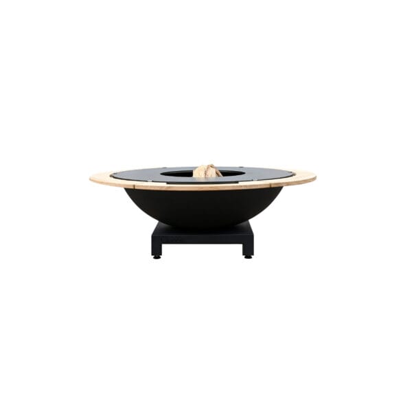Table basse Brasero Quoco Basso 116 Noir