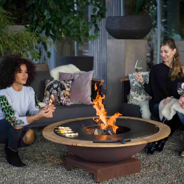 Table basse Brasero Quoco Basso 116 Noir – Image 2