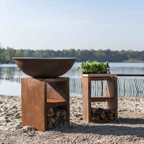 Brasero Quoco Piatto 84 Acier Corten – Image 6