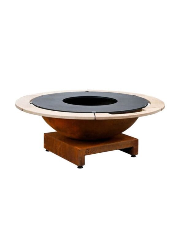 Table basse Brasero Quoco Basso 106 Corten – Image 3