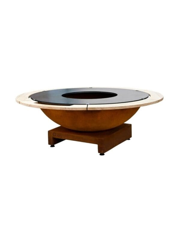 Table basse Brasero Quoco Basso 116 Corten – Image 3