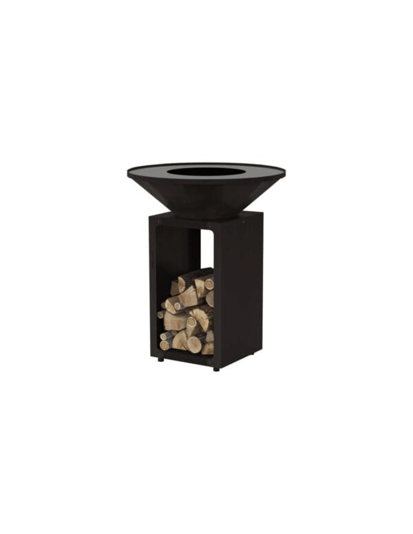 Brasero Plancha rond Ø 88 cm avec ouverture - Noir - OYAT