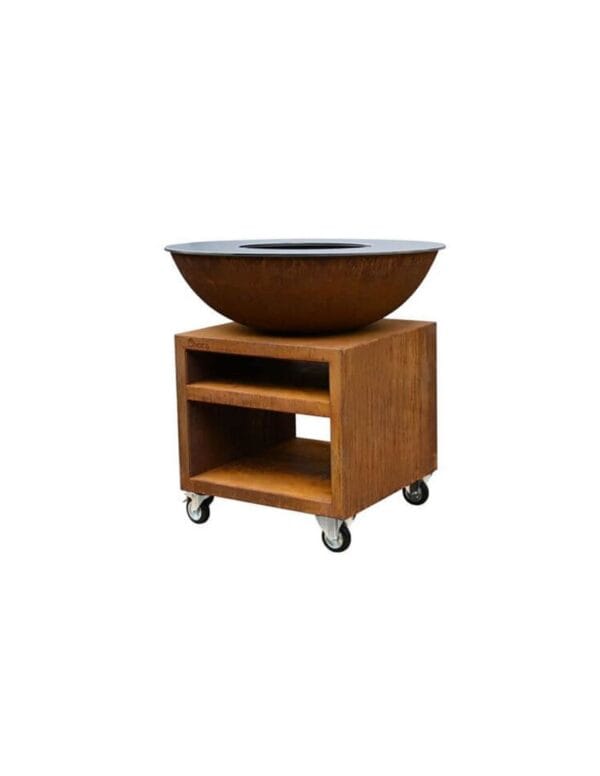 Brasero Plancha à roulettes piatto pro corten 94 – Image 5