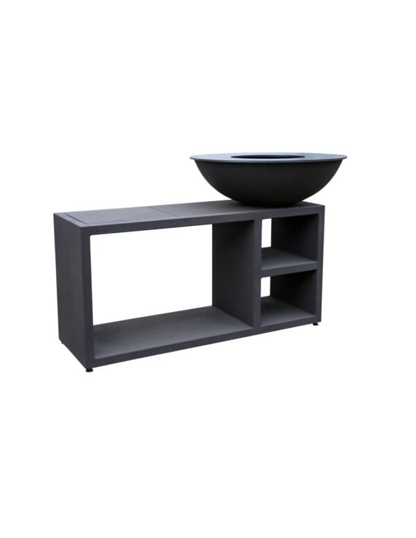 Brasero Plancha 94cm sur table noir - Quoco – Image 7