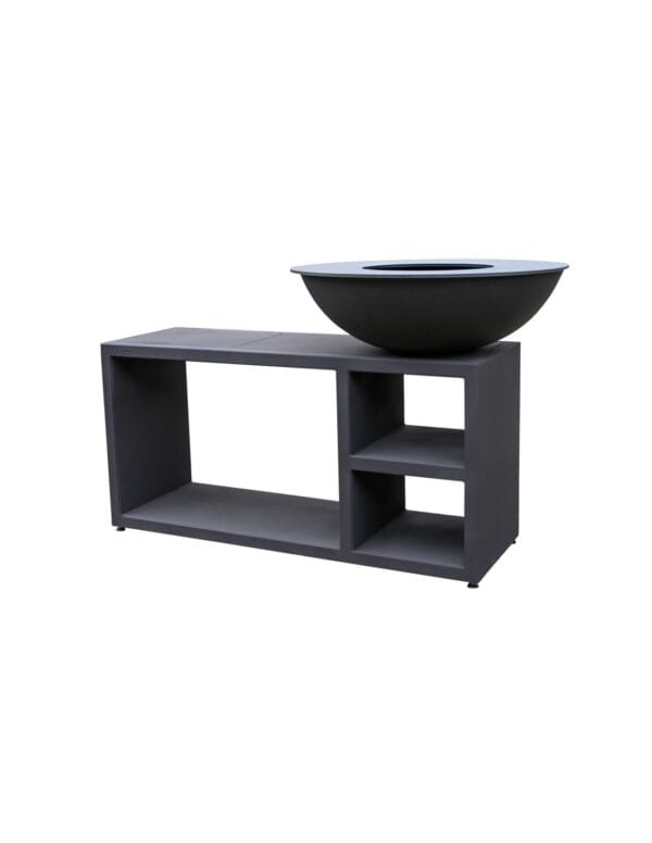 Brasero Plancha 94cm sur table noir - Quoco – Image 5