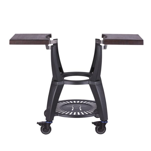 chariot noir pour barbecue kamado avant garde classic monolith