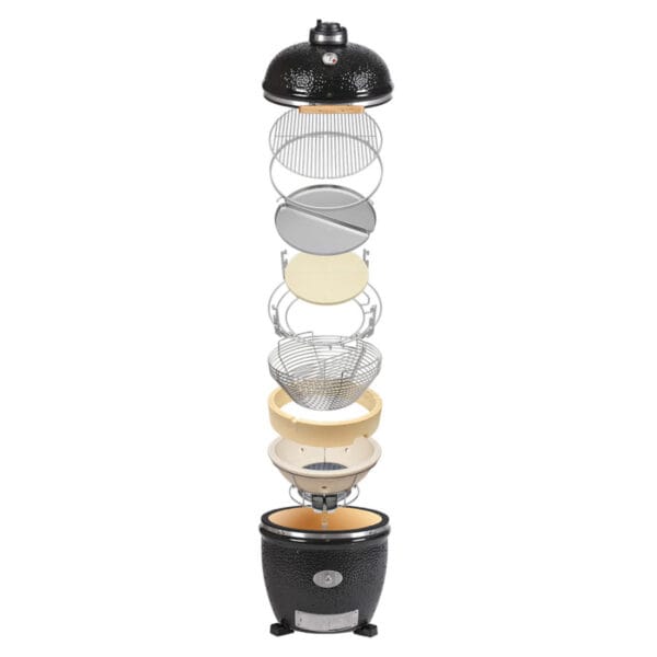 Barbecue Kamado à poser ou encastrer 52cm - Avant-Garde LeChef MONOLITH – Image 3