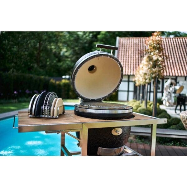 Barbecue Kamado à poser ou encastrer 52cm - Avant-Garde LeChef MONOLITH – Image 5