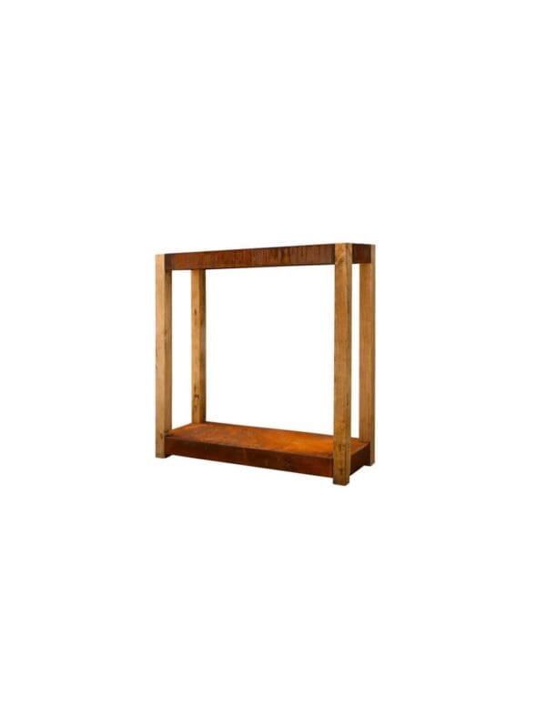 Meuble Rangement bois 120x100 Corten Quoco – Image 2