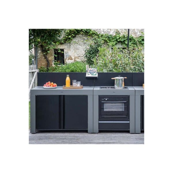 Module cuisinière Eno four et plaque gris cargo – Image 8