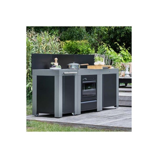Module cuisinière Eno four et plaque gris cargo – Image 7