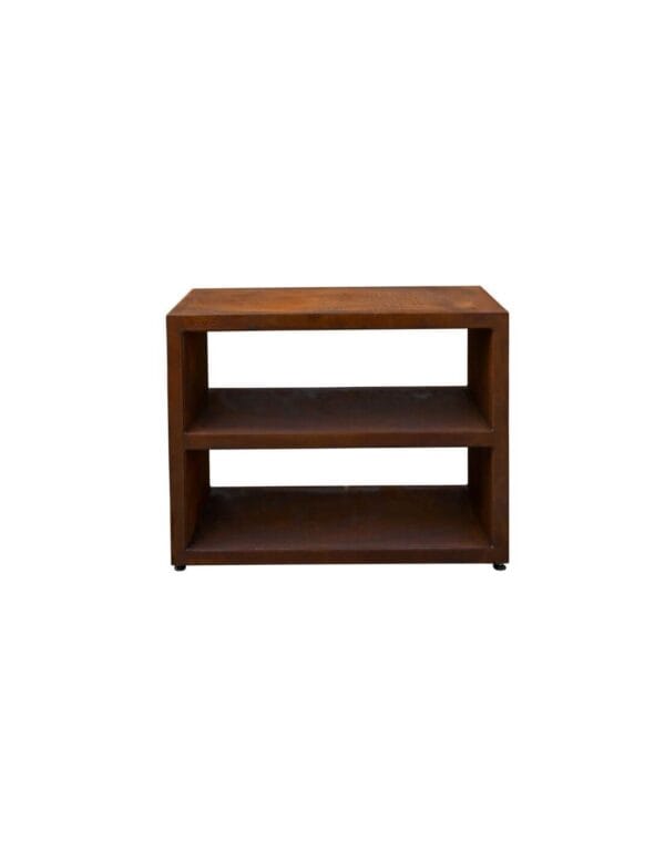 Table d'appoint 100x50x76 Corten pour Brasero