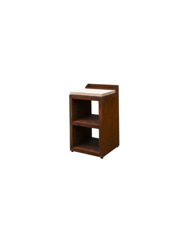 Table d'appoint Corten 50x50x76 pour Brasero - Quoco – Image 4