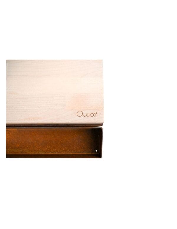 Table d'appoint Corten 50x50x76 pour Brasero - Quoco – Image 2