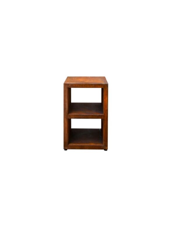 Table d'appoint Corten 50x50x76 pour Brasero - Quoco