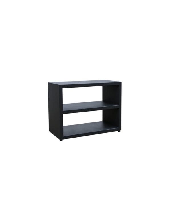 Table d'appoint 100x50x76 Noir pour Brasero – Image 3