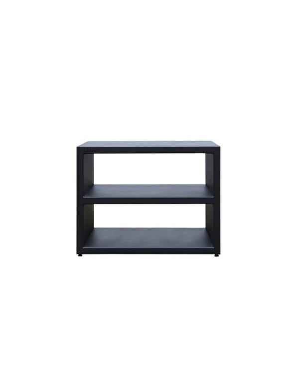Table d'appoint 100x50x76 Noir pour Brasero
