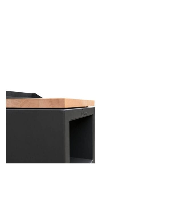 Table d'appoint 50x50x76 Noir pour Brasero - Quoco – Image 6