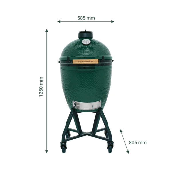 Barbecue Kamado Ø 46cm sur chariot -Big Green Egg Large – Image 11