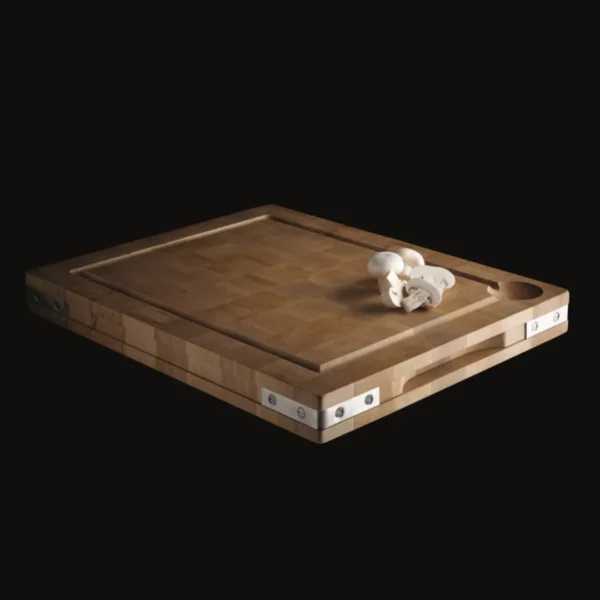 Billot de cuisine en bois de charme 40x30x5cm - Chabret – Image 4