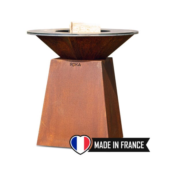 Brasero Plancha Ø98cm Corten - ROKA France
