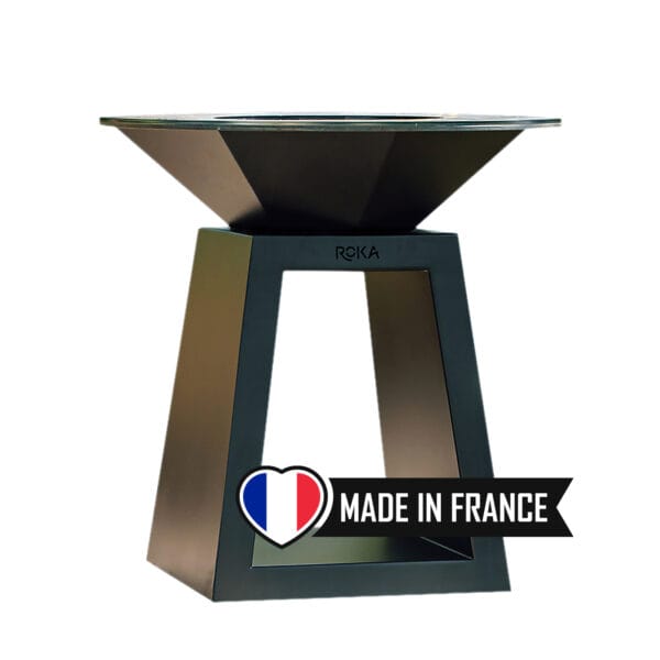 Brasero Plancha Ø98cm Noir "La Reserve"- ROKA France