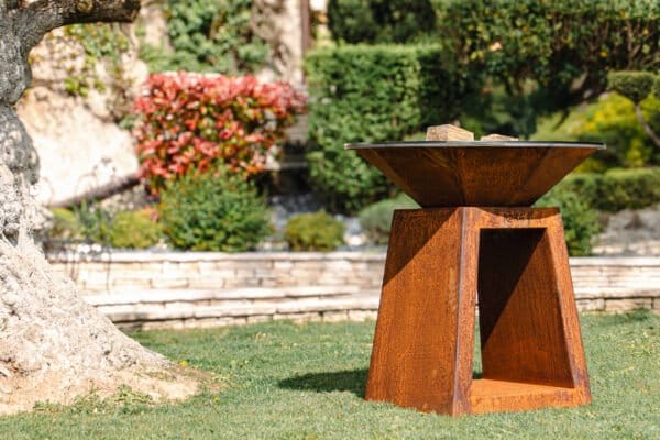 Brasero Plancha Ø98cm Corten "La Réserve" - ROKA France – Image 3