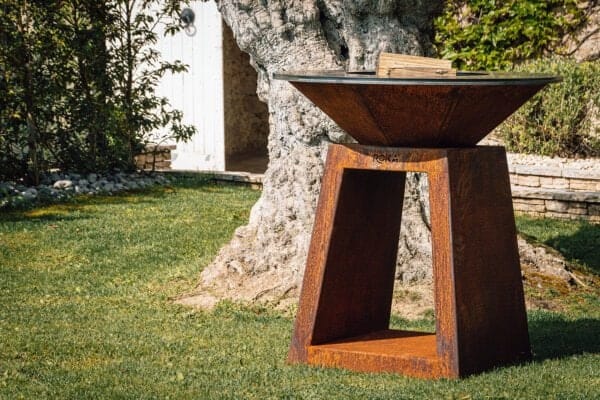 Brasero Plancha Ø98cm Corten "La Réserve" - ROKA France – Image 4