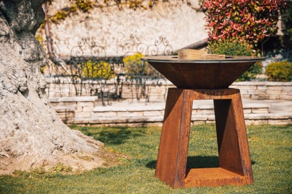 Brasero Plancha Ø98cm Corten "La Réserve" - ROKA France – Image 5