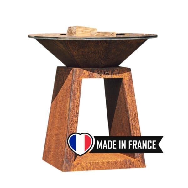 Brasero Plancha Ø98cm Corten "La Réserve" - ROKA France