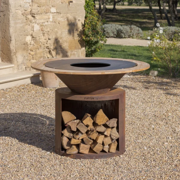 Tour en bois Brasero Ø100cm - Firten – Image 2
