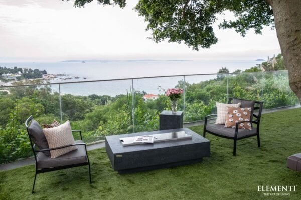 Table Brasero Gaz HAMPTON Anthracite - Elementi – Image 2