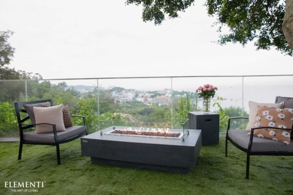 Table Brasero Gaz HAMPTON Anthracite - Elementi – Image 5