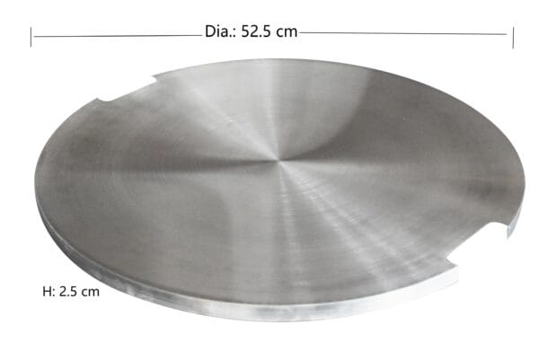 Couvercle de foyer Rond pour table Brasero METROPOLIS