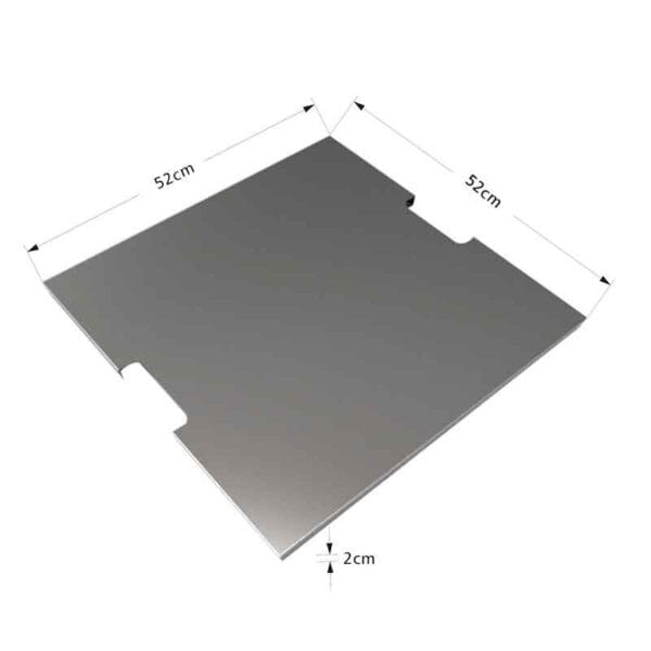 Couvercle de foyer Carré pour table brasero AURORA