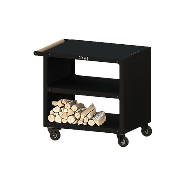 Desserte extérieure 80cm noir - OYAT