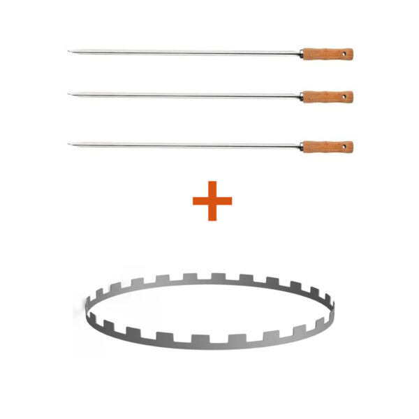 Kit brochette brasero Firten Ø80cm