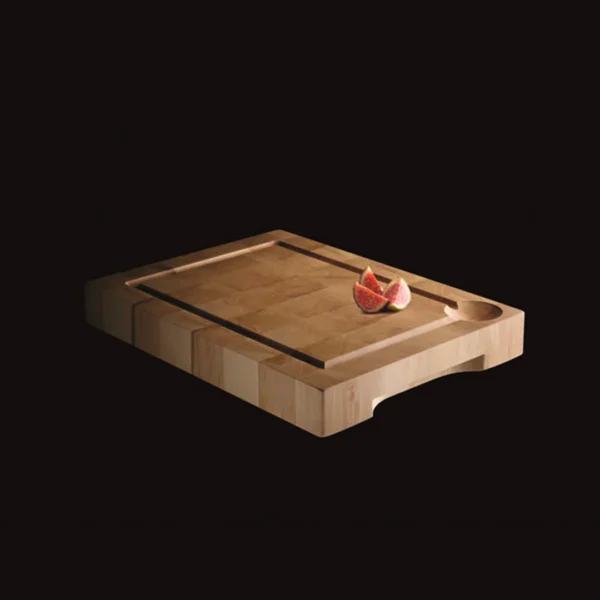 Planche à découper en bois de bout 40x30x5cm - Chabret – Image 4