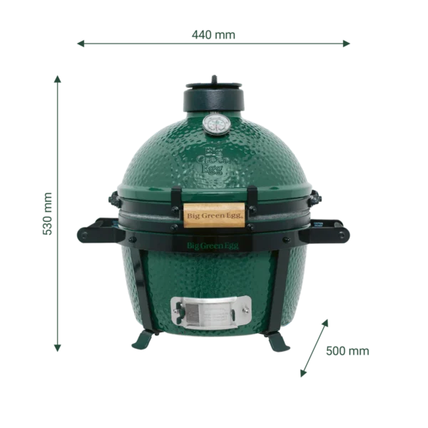 Pack Kamado ø 33cm MINIMAX + berceau + déflecteur convEGGtor - Big Green Egg – Image 5