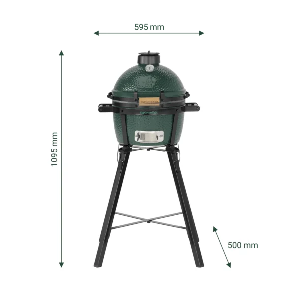 Pack Kamado  ø 33cm MINIMAX + trépied + déflecteur convEGGtor Big Green Egg – Image 3