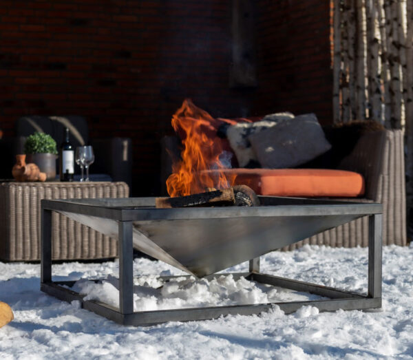 Brasero extérieur table basse Tervo - Redfire – Image 3