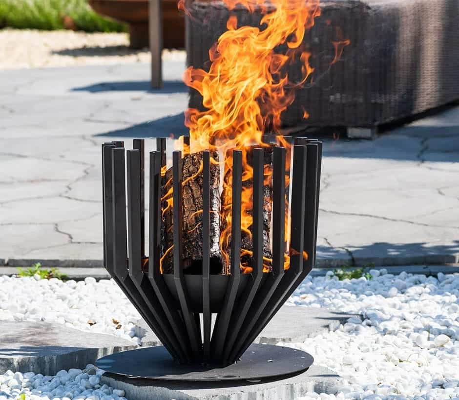 Brasero extérieur design Irving - Redfire – Image 2