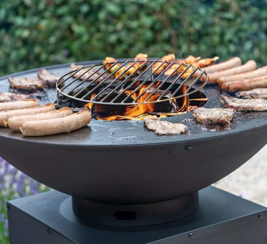 Brasero plancha sur table Onyx 80 + Housse + grille - Redfire – Image 4