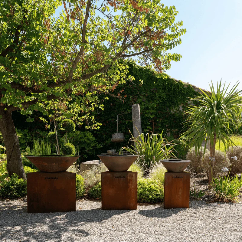 Pack brasero barbecue acier corten 60cm - Cortenéa – Image 3